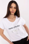 Tshirt Damski Model CLM-TS-1727.90 White - Factory Price Factory Price