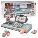 Zestaw Kasa Sklepowa Produkty Spożywcze Czytnik Telefon 25El LEAN Toys Zestaw Kasa Sklepowa Produkty Spożywcze Czytnik Telefon 25El LEAN Toys