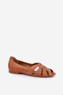 Baleriny Model Maciejka 06908-29/001-1 Brown - Step in style Step in style