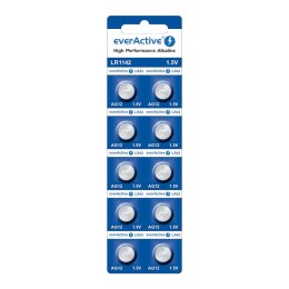 Bateria alkaliczna mini everActive AG12 G12 LR1142 LR43 - blister 10 sztuk Everactive