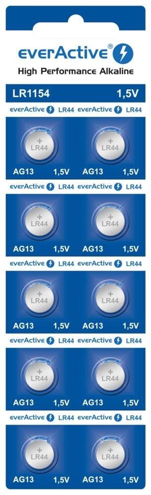 Baterie alkaliczne mini everActive AG13 G13 LR1154 LR44 10 sztuk Everactive Baterie alkaliczne mini everActive AG13 G13 LR1154 LR44 10 sztuk Everactive