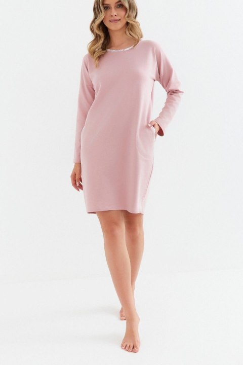 Koszulka nocna Koszula Nocna Model 428 Powder Pink - Cana Cana Koszulka nocna Koszula Nocna Model 428 Powder Pink - Cana Cana