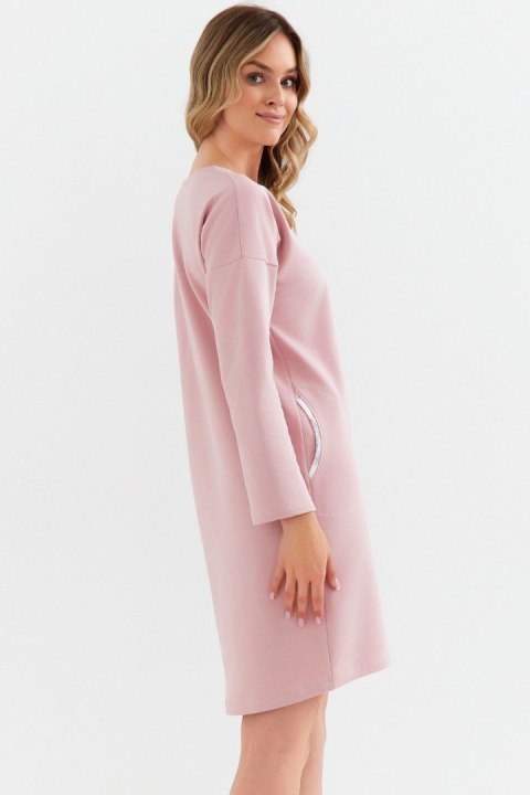 Koszulka nocna Koszula Nocna Model 428 Powder Pink - Cana Cana Koszulka nocna Koszula Nocna Model 428 Powder Pink - Cana Cana