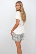 Piżama Damska Model Impressive You Short Beige - Momenti Per Me Momenti Per Me Piżama Damska Model Impressive You Short Beige - Momenti Per Me Momenti Per Me