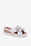 Sandał Klapki Model Artiker 54C0538 White/Silver - Step in style Step in style