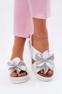Sandał Klapki Model Artiker 54C0538 White/Silver - Step in style Step in style