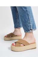 Sandał Klapki Model Safari X5-350 Beige Khaki) - Inello Inello