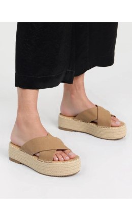 Sandał Klapki Model Safari X5-350 Beige Khaki) - Inello Inello