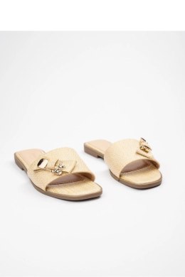 Sandał Klapki Model Soraya GQ8-059 Beige - Inello Inello