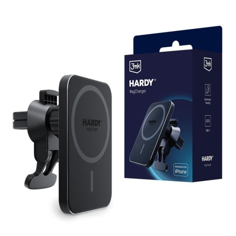 Uchwyt samochodowy z ładowarką indukcyjną 3mk Hardy MagCharger 3mk Protection