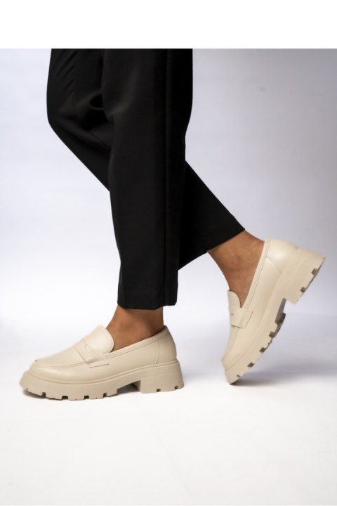 Damskie Mokasyny VIA GIULIA BEIGE - Inello Inello Damskie Mokasyny VIA GIULIA BEIGE - Inello Inello