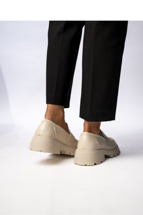Damskie Mokasyny VIA GIULIA BEIGE - Inello Inello Damskie Mokasyny VIA GIULIA BEIGE - Inello Inello