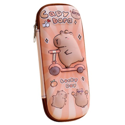 Piórnik Przybornik Szkolny Kapibara Na Hulajnodze 23cm LEAN