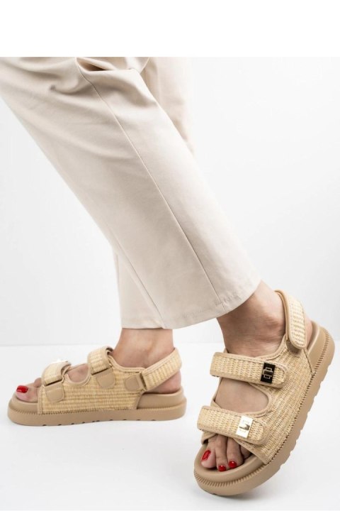 Sandały Model DM438 Khaki - Inello Inello Sandały Model DM438 Khaki - Inello Inello