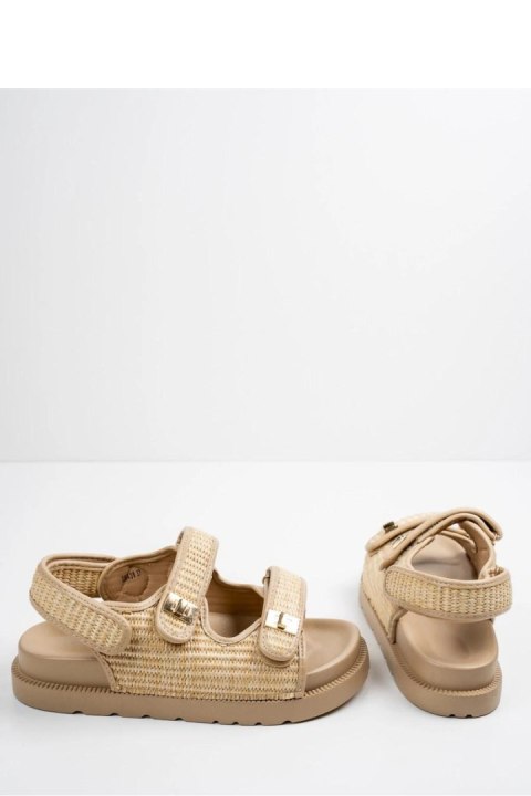 Sandały Model DM438 Khaki - Inello Inello Sandały Model DM438 Khaki - Inello Inello