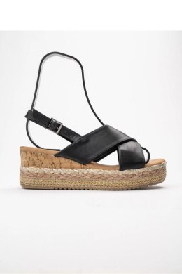 Sandały Model Estera YQ77-005 Black - Inello Inello