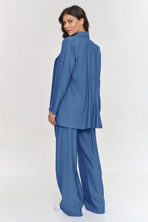 Spodnie Komplet Model M883 Blue Jeans - Makadamia Makadamia Spodnie Komplet Model M883 Blue Jeans - Makadamia Makadamia