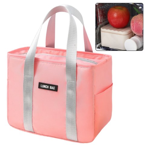 Torba Termiczna Izolacyjna Śniadaniowa Lunch Bag Różowa 24cm LEAN Torba Termiczna Izolacyjna Śniadaniowa Lunch Bag Różowa 24cm LEAN