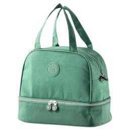 Torba Termiczna Izolacyjna Śniadaniowa Pas z Regulacją Zielona 27cm LEAN