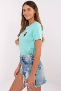 Tshirt Damski Model CLM-TS-1663.96 Mint - Factory Price Factory Price