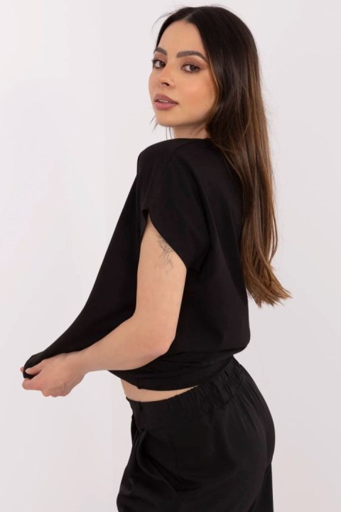 Tshirt Damski Model CLM-TS-1708.83 Black - Factory Price Factory Price Tshirt Damski Model CLM-TS-1708.83 Black - Factory Price Factory Price