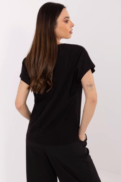 Tshirt Damski Model CLM-TS-1708.83 Black - Factory Price Factory Price Tshirt Damski Model CLM-TS-1708.83 Black - Factory Price Factory Price