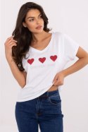 Tshirt Damski Model CLM-TS-1708.83 White - Factory Price Factory Price Tshirt Damski Model CLM-TS-1708.83 White - Factory Price Factory Price