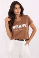 Tshirt Damski Model CLM-TS-1726.87 Light Brown - Factory Price Factory Price