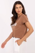 Tshirt Damski Model CLM-TS-1726.87 Light Brown - Factory Price Factory Price
