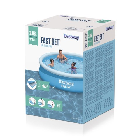 Basen Ogrodowy Rozporowy 366 x 76 cm Bestway 57273 Bestway Basen Ogrodowy Rozporowy 366 x 76 cm Bestway 57273 Bestway
