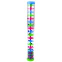 Duża Tuba Sensoryczna Deszczownica Grzechotka Kolorowe Kulki 40cm LEAN TOYS