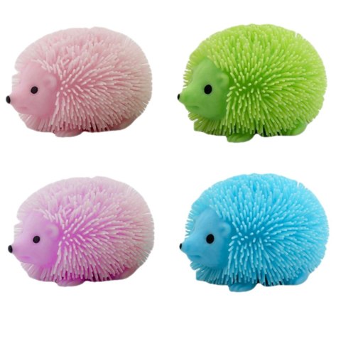 Jeżyk Do Ugniatania Ściskania Świecący Gniotek Antystresowy Mix LEAN TOYS