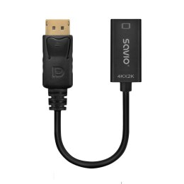Kabel adapter SAVIO AK-62 DisplayPort (M) v1.2 - HDMI A (F) v1.4, 4K Savio