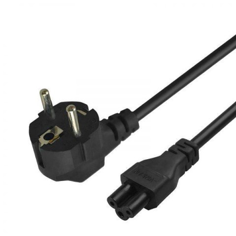 Kabel zasilający Savio CL-158 do notebooka "koniczynka" 3 m Savio