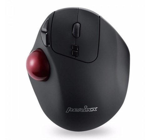 Mysz bezprzewodowa Perixx PERIMICE 717 laserowa trackball 34mm czarna Perixx