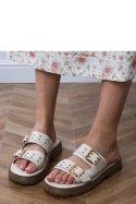 Sandał Klapki Model Liluna DFY-9 Beige - PRIMO PRIMO