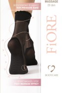 Skarpetki Model Pico Massage 20 Den Black - Fiore Fiore