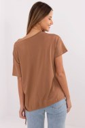 Tshirt Damski Model CLM-TS-1017.03 Light Brown - Factory Price Factory Price