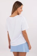 Tshirt Damski Model MI-TS-M3221G.75 White - Italy Moda Italy Moda