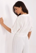 Koszula Damska Model DHJ-KS-8595-1.66 Ecru - Italy Moda Italy Moda