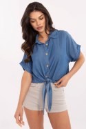 Koszula Damska Model MO-KS-231876.27 Dark Blue - Italy Moda Italy Moda