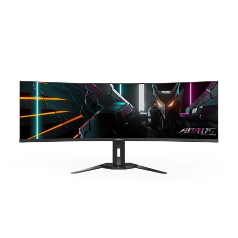 Monitor Gigabyte 49" AORUS CO49DQ 2xHDMI DP 3xUSB 3.0 USB-C głośniki 2x5W Gigabyte Monitor Gigabyte 49" AORUS CO49DQ 2xHDMI DP 3xUSB 3.0 USB-C głośniki 2x5W Gigabyte