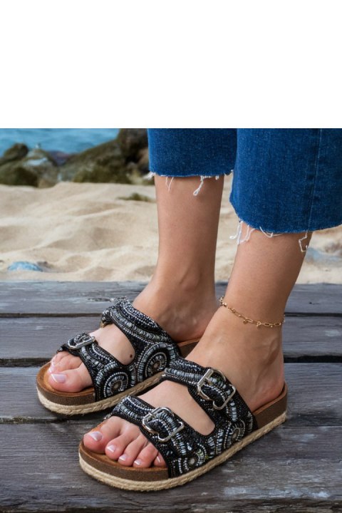 Sandał Klapki Model Zebrina X5-390 Black - PRIMO PRIMO