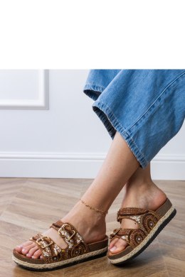 Sandał Klapki Model Zebrina X5-390 Brown - PRIMO PRIMO