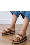 Sandał Klapki Model Zebrina X5-390 Brown - PRIMO PRIMO