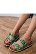 Sandał Klapki Model Zebrina X5-390 Green - PRIMO PRIMO