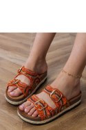 Sandał Klapki Model Zebrina X5-390 Orange - PRIMO PRIMO