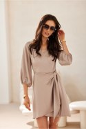 Sukienka Model Federica BEJ SUK0524 Light Beige - Roco Fashion Roco Fashion