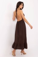 Sukienka Model MI-SK-88573.83 Dark Brown - Italy Moda Italy Moda