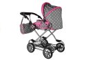 5252 Wózek dla lalek Alice Szaro-Różowy z Nosidełkiem Alice 5252 Wózek dla lalek Alice Szaro-Różowy z Nosidełkiem Alice